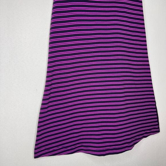 Lululemon Purple Navy Striped Swiftly Tech Racerback Tank Top Womens Size 4 - Picture 5 of 8